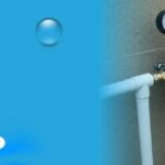 Technician performing backflow testing on a commercial backflow prevention device in Houston.