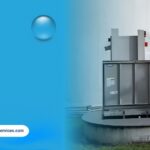 Technician performing lift station maintenance on a wastewater pumping system in Houston.