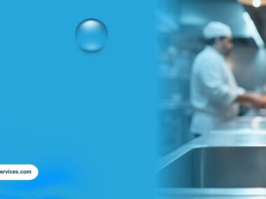 Commercial kitchen sinks and plumbing fixtures highlighting the importance of plumbing inspections in restaurant environments