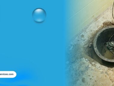 Sump pump installed in a basement pit to remove excess water and protect homes from flooding during hurricane season.